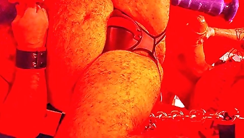 Tattooed girl with big tits and ass is getting fisted