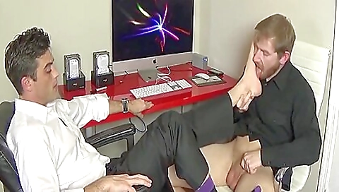 Busty female boss shows us what it is about and how erotic your cum is