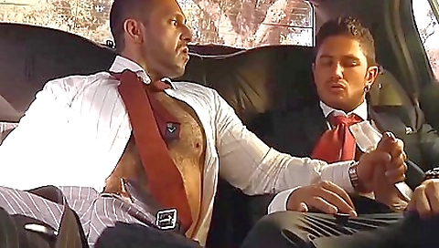 Hot fuck on his own motorcycle in an outdoor video
