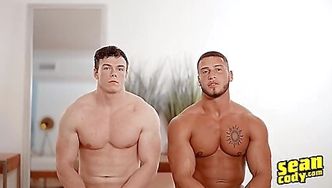 John bronco takes off his shirt and sees a tattoo in a pussy