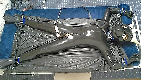 Sexy guy stretching a big cock in a solo movie clip