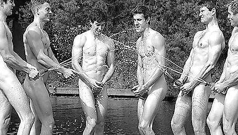 Two guys fuck one another in the nude outdoor video