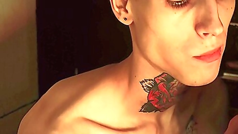 Teen with a tattooed body and a round ass gets fucked