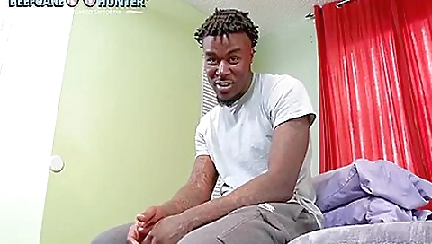 Black brunette is getting fucked in the interracial porn video