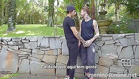Brunette redhead with a tattooed pussy getting fucked