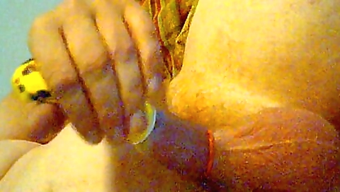 Amateur solo male with fetish toys in the bathroom
