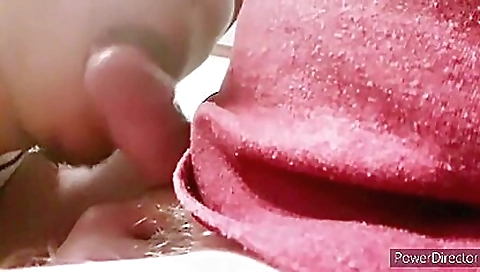 Sexy black teen is getting deep throated in the camera